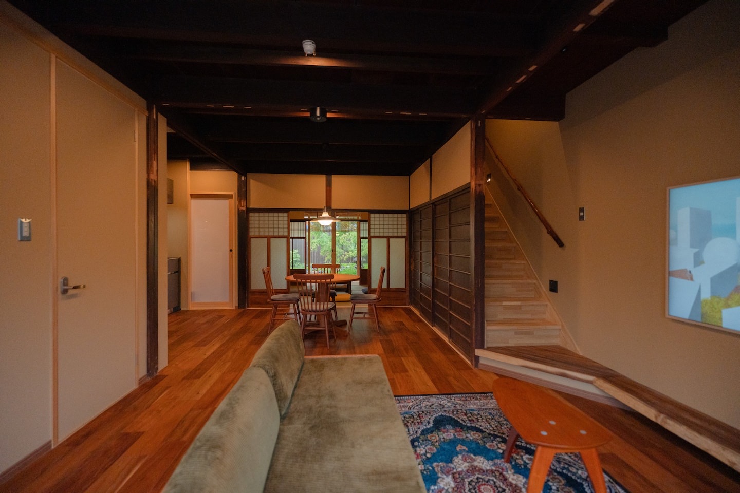 The living room